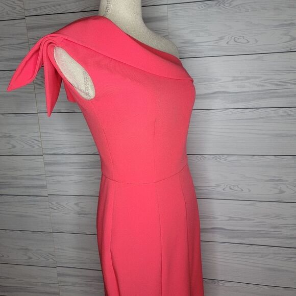 🥰Safiyaa Juniper One-Shoulder Flare Dress - Picture 16 of 17
